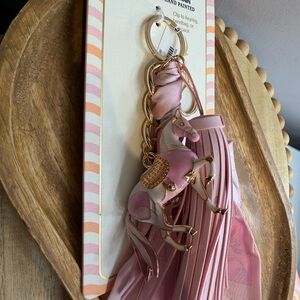 Piper K Pink Horse Bag Charm and Key chain